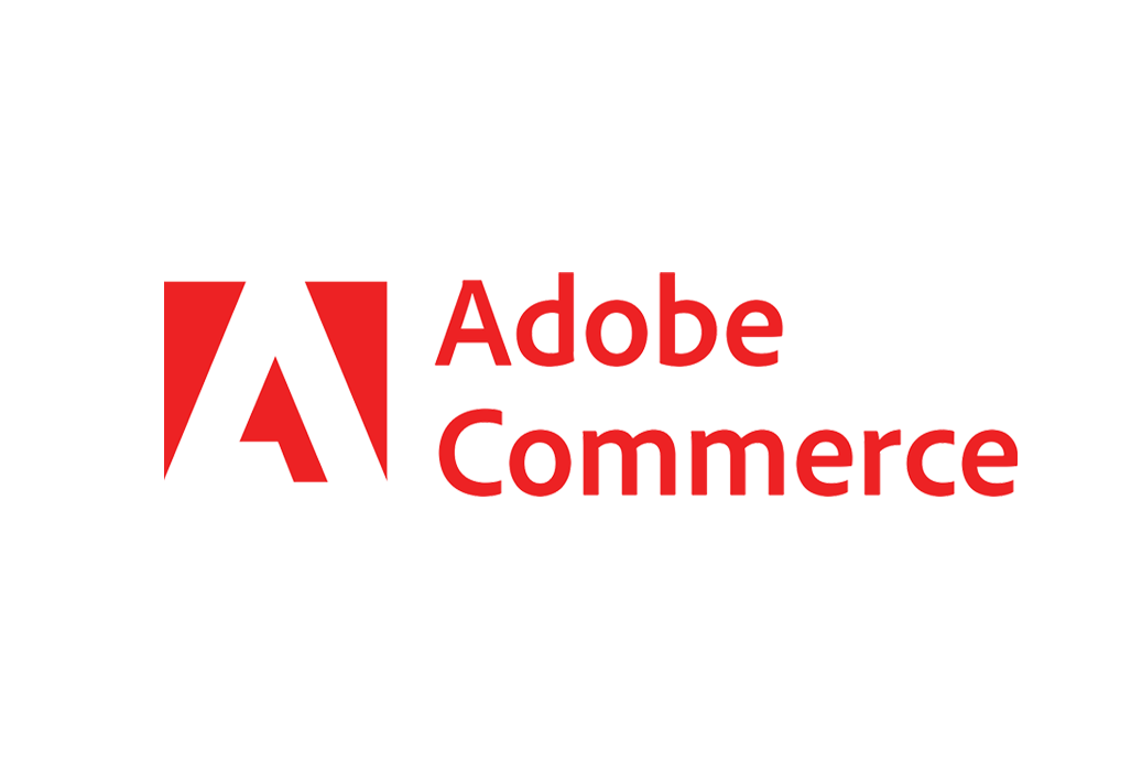 Adobe Commerce on a white background.