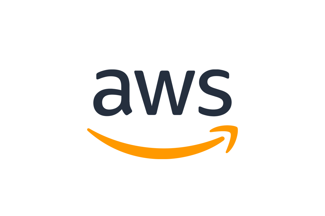 Amazon Web Services logo on a white background.