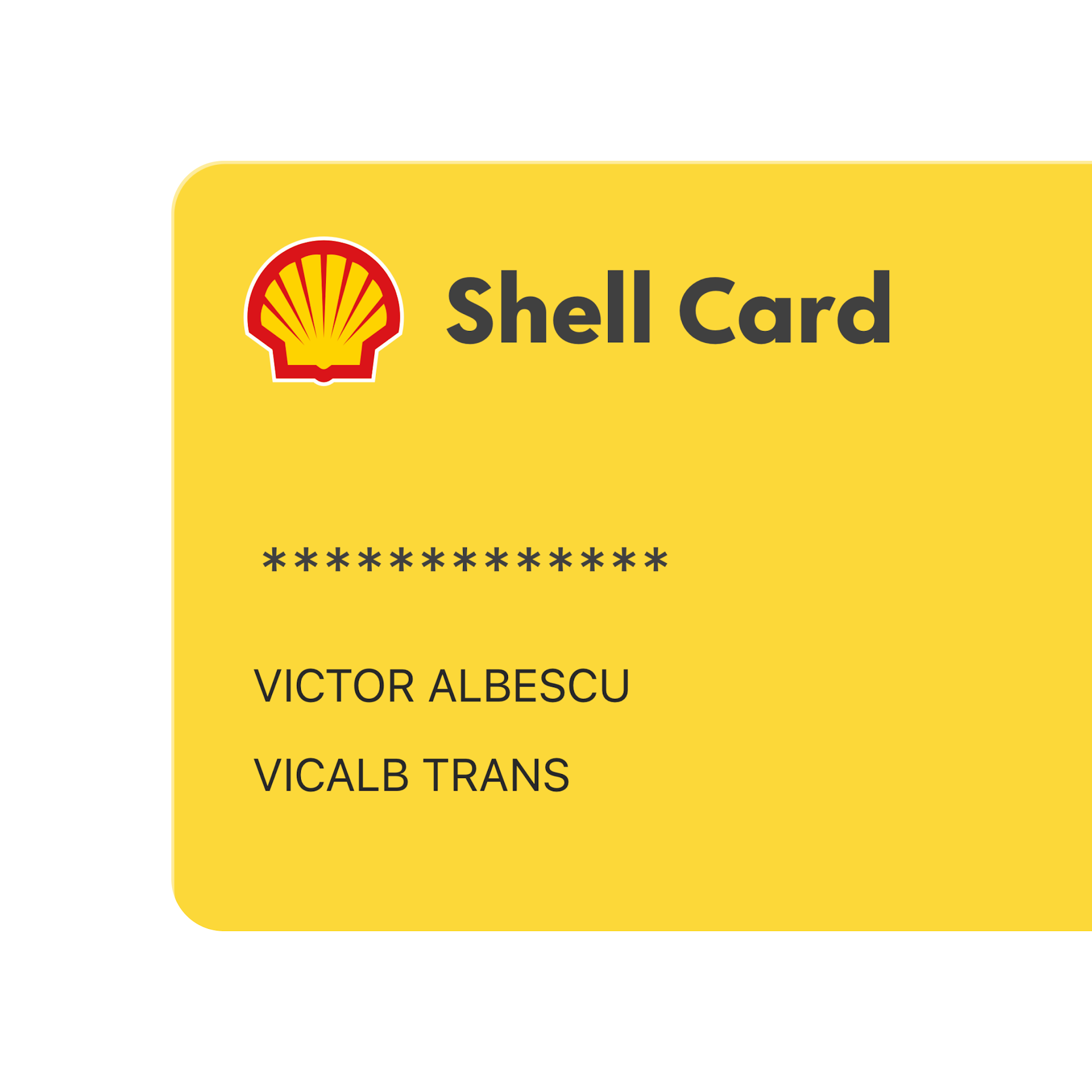 Shell card 