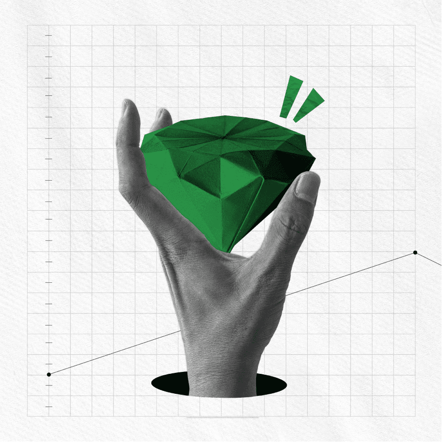 An image of an illustrative graph showing early growth levels An image of an illustrative graph showing early growth levels